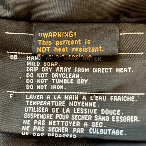 Vintage Harley Davidson Motorcycle Lined Weather Resistant Zip Jacket Sz S - Picture 13 of 16